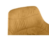 SalesFever® Armlehnstuhl mit Wabensteppung Samt Senfgelb Harvey 399170 Miniaturansicht - 9