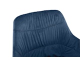 SalesFever® Armlehnstuhl mit Wabensteppung Samt Blau Harvey 399217 Miniaturansicht - 10