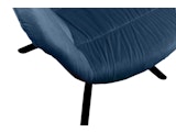 SalesFever® Armlehnstuhl mit Wabensteppung Samt Blau Harvey 399217 Miniaturansicht - 11