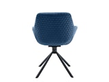 SalesFever® Armlehnstuhl mit Wabensteppung Samt Blau Harvey 399217 Miniaturansicht - 7
