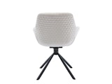 SalesFever® Armlehnstuhl mit Wabensteppung Samt Creme Harvey 399224 Miniaturansicht - 5