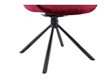SalesFever® Armlehnstuhl mit Wabensteppung Samt Rot Harvey 399231 Miniaturansicht - 8