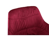 SalesFever® Armlehnstuhl mit Wabensteppung Samt Rot Harvey 399231 Miniaturansicht - 10