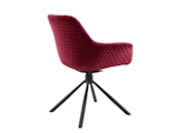 SalesFever® Armlehnstuhl mit Wabensteppung Samt Rot Harvey 399231 Miniaturansicht - 5