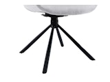 SalesFever® Armlehnstuhl mit Wabensteppung Samt Hellgrau Harvey 399248 Miniaturansicht - 8