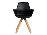SalesFever® Armlehnstuhl mit Kunststoffschale 2er Set Schwarz Paris 368992 Miniaturansicht - 2