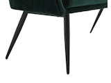 SalesFever® Sitzbank 160 cm Samt mit Armlehnen und Rückensteppung Tannengrün Finja 368701 Miniaturansicht - 7