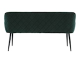SalesFever® Sitzbank 160 cm Samt mit Armlehnen und Rückensteppung Tannengrün Finja 368701 Miniaturansicht - 6