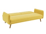 SalesFever® 3-Sitzer Sofa Strukturstoff fein Gelb Clik Clak 368640 Miniaturansicht - 3