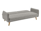 SalesFever® 3-Sitzer Sofa Strukturstoff fein Hellgrau Clik Clak 368633 Miniaturansicht - 3
