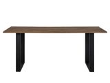 SalesFever® Essgruppe 5-tlg. 160x90 cm Nussbaum Senfgelb Layne- Fiona 371244 Miniaturansicht - 9