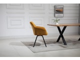 SalesFever® Essgruppe 5-tlg. 160x90 cm Nussbaum Senfgelb Layne- Fiona 371244 Miniaturansicht - 16