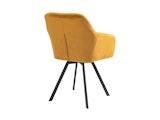 SalesFever® Essgruppe 5-tlg. 160x90 cm Nussbaum Senfgelb Layne- Fiona 371244 Miniaturansicht - 5