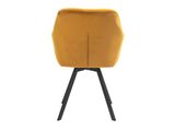 SalesFever® Essgruppe 5-tlg. 160x90 cm Nussbaum Senfgelb Layne- Fiona 371244 Miniaturansicht - 6