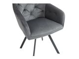 SalesFever® Essgruppe 5-tlg. 160x90 cm Nussbaum Grau Layne- Fiona 371237 Miniaturansicht - 7