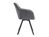 SalesFever® Essgruppe 5-tlg. 160x90 cm Nussbaum Grau Layne- Fiona 371237 Miniaturansicht - 4