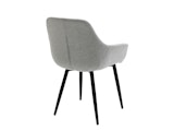 SalesFever® Essgruppe 5-tlg. 160x90 cm Tisch Akazie Stuhl Strukturstoff Hellgrau LAYNE-LEO 370797 Miniaturansicht - 10