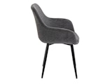 SalesFever® Essgruppe 5-tlg. 160x90 cm Tisch Akazie Stuhl Strukturstoff Anthrazit LAYNE-LEO 370803 Miniaturansicht - 8