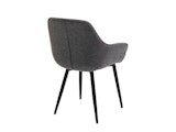 SalesFever® Essgruppe 5-tlg. 160x90 cm Tisch Akazie Stuhl Strukturstoff Anthrazit LAYNE-LEO 370803 Miniaturansicht - 9