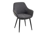 SalesFever® Essgruppe 5-tlg. 160x90 cm Tisch Akazie Stuhl Strukturstoff Anthrazit LAYNE-LEO 370803 Miniaturansicht - 12