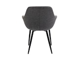 SalesFever® Essgruppe 5-tlg. 160x90 cm Tisch Akazie Stuhl Strukturstoff Anthrazit LAYNE-LEO 370803 Miniaturansicht - 13
