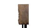SalesFever® Essgruppe 5-tlg. 160x90 cm Akazie Nussbaum 4x Samtstuhl Braun Layne-Cristobal  369890 Miniaturansicht - 10