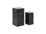 SalesFever® Beistelltisch 2er Set in Marmoroptik Schwarz Callum 368299 Miniaturansicht - 1