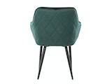SalesFever® Essgruppe 6-tlg. 240x110 cm Akazie Stühle/Bank Samt Grün Saira-Freja-Finja 368244 Miniaturansicht - 4