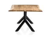 SalesFever® Essgruppe 6-tlg. 240x110 cm Akazie Stühle/Bank Samt Grün Saira-Freja-Finja 368244 Miniaturansicht - 11