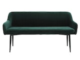SalesFever® Essgruppe 6-tlg. 240x110 cm Akazie Stühle/Bank Samt Grün Saira-Freja-Finja 368244 Miniaturansicht - 6