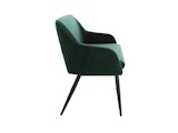 SalesFever® Essgruppe 6-tlg. 220x110 cm Akazie Stühle/Bank Samt Grün Saira-Freja-Finja 368237 Miniaturansicht - 5