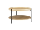 SalesFever® Couchtisch rund Ø 69 cm Arlo Eiche 367544 Miniaturansicht - 2