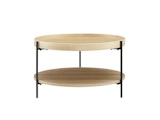 SalesFever® Couchtisch rund Ø 69 cm Arlo Eiche 367544 Miniaturansicht - 1