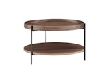 SalesFever® Couchtisch rund Ø 69 cm Arlo Walnuss 367551 Miniaturansicht - 2