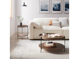 SalesFever® Couchtisch rund Ø 69 cm Arlo Walnuss 367551 Miniaturansicht - 5