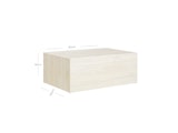 SalesFever® Couchtisch rechteckig 90x60 cm Beige Travertinoptik Aston 367988 Miniaturansicht - 4