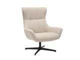 SalesFever® Sessel mit Drehfunktion aus Strukturstoff Candida Beige 367858 Miniaturansicht - 1