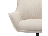 SalesFever® Sessel mit Drehfunktion aus Strukturstoff Candida Beige 367858 Miniaturansicht - 6