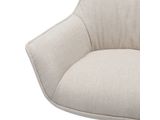 SalesFever® Sessel mit Drehfunktion aus Strukturstoff Candida Beige 367858 Miniaturansicht - 7
