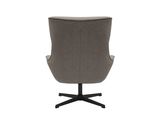 SalesFever® Sessel mit Drehfunktion aus Strukturstoff Candida Taupe 367865 Miniaturansicht - 5