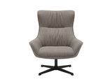SalesFever® Sessel mit Drehfunktion aus Strukturstoff Candida Taupe 367865 Miniaturansicht - 3