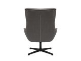 SalesFever® Sessel mit Drehfunktion aus Strukturstoff Candida Grau 367872 Miniaturansicht - 5