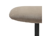 SalesFever® Sessel und Hocker mit Drehfunktion in Cordoptik Braun Daphne 367834 Miniaturansicht - 10