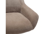 SalesFever® Sessel und Hocker mit Drehfunktion in Cordoptik Braun Daphne 367834 Miniaturansicht - 11