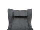 SalesFever® Sessel und Hocker mit Drehfunktion in Cordoptik Grau Daphne 367841 Miniaturansicht - 10