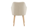 SalesFever® Armlehnstuhl mit Bezug aus Strukturstoff Beige Darla 367674 Miniaturansicht - 6