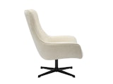 SalesFever® Sessel mit Drehfunktion aus Chenillestoff Beige Evangeline 367766 Miniaturansicht - 5