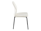 SalesFever® Stuhl 2er Set aus Samt mit Wabensteppung Beige Freddie 371398 Miniaturansicht - 4
