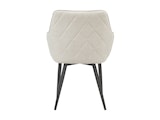SalesFever® Esszimmerstuhl Beige aus Strukturstoff mit Armlehnen und Steppung Freja 367452 Miniaturansicht - 5