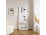 SalesFever® Spiegel mit Rahmen aus Kunstfell 60x160 cm Beige Gentry 367230 Miniaturansicht - 2
